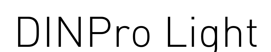 DINPro Light Font Download Free